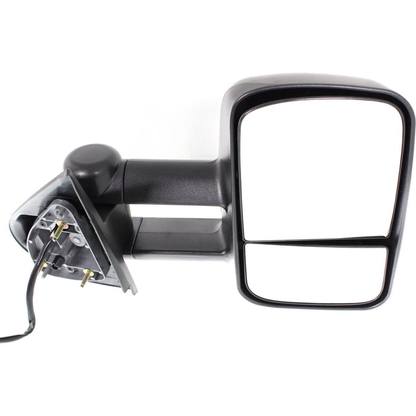 Tow Towing Mirror Power Heated Textured Black Pair Set of 2 For GM Pickup SUV