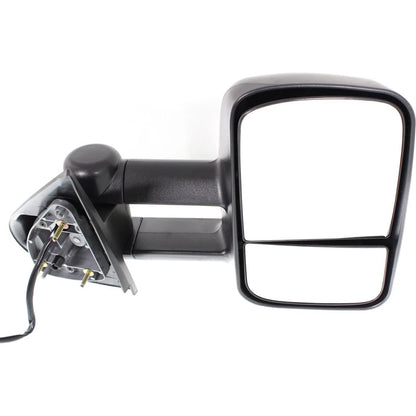 Tow Towing Mirror Power Heated Textured Black Pair Set of 2 For GM Pickup SUV