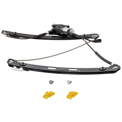 Power Window Regulator Set For 2001-2005 BMW 325i 330xi 320i Front with Motor