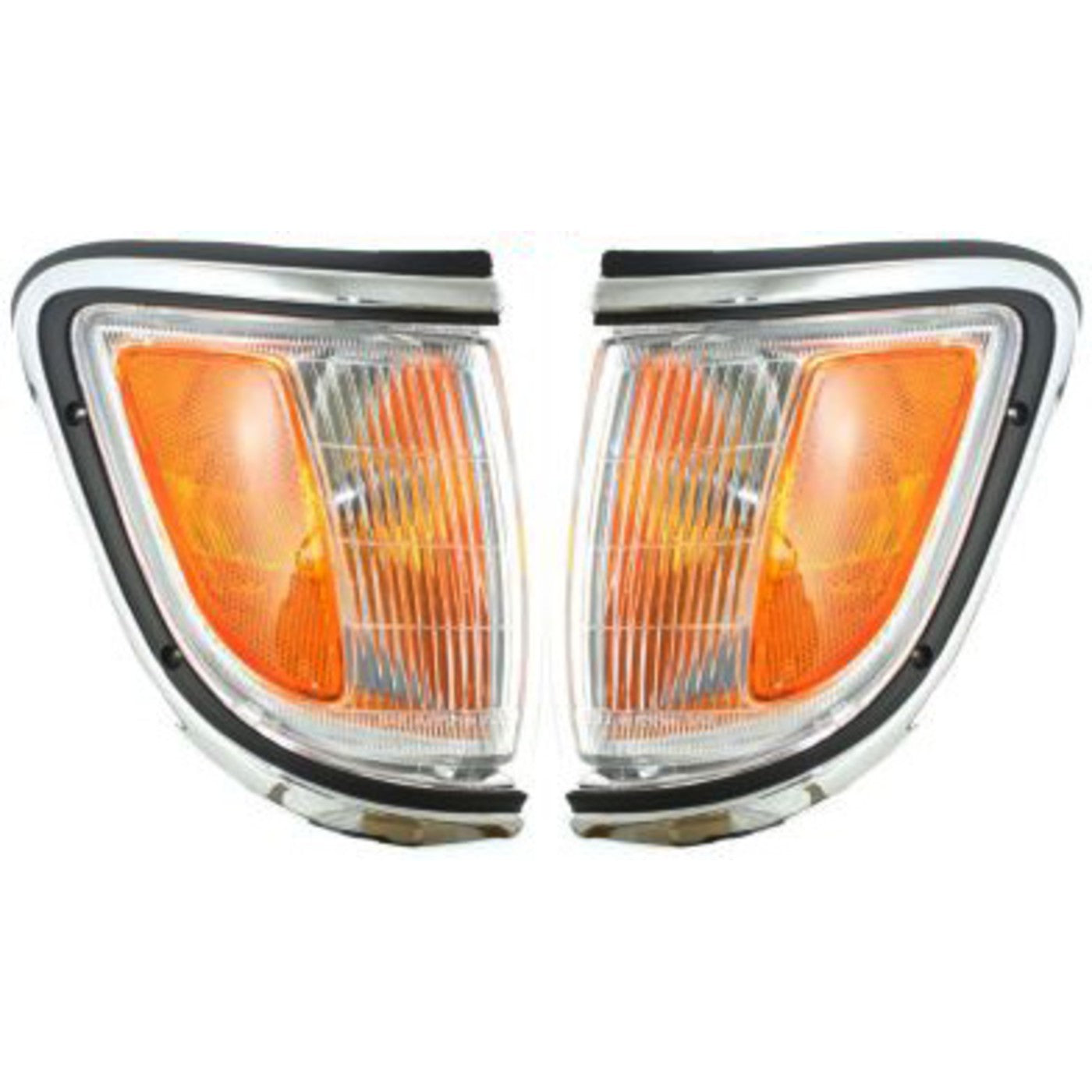 Corner Light Set For 1995-1996 Toyota Tacoma with Bulb Driver and Passenger Side