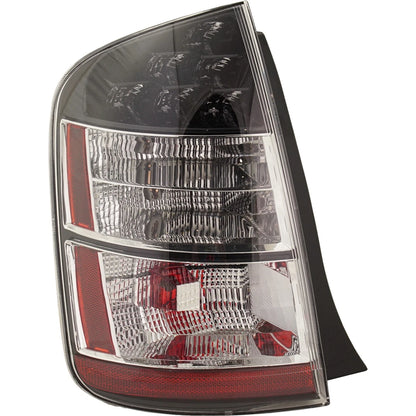 Halogen Tail Light Set For 2004-2005 Toyota Prius Clear/Red Lens w/ Bulb 2Pcs