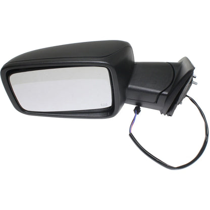 Mirror For 2014-18 Ram 1500 13-18 Ram 2500 Textured Black Power Glass Left Side
