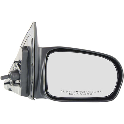Manual Remote Mirror For 2001-2005 Honda Civic Sedan Passenger Side Paintable