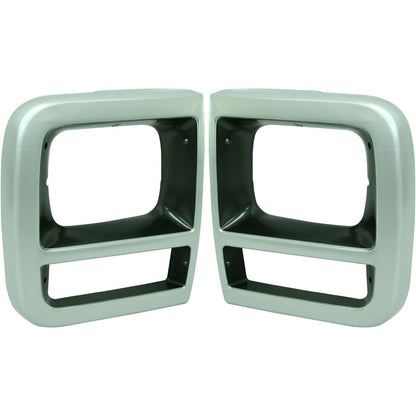 Headlight Door Set For 1992-1995 Chevrolet G10 Fits G20 GM2513181 GM2512181