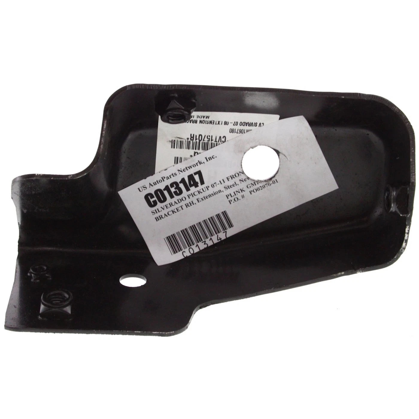 Set of 2 Bumper Bracket For Chevrolet Silverado 1500 2007-2013 Front
