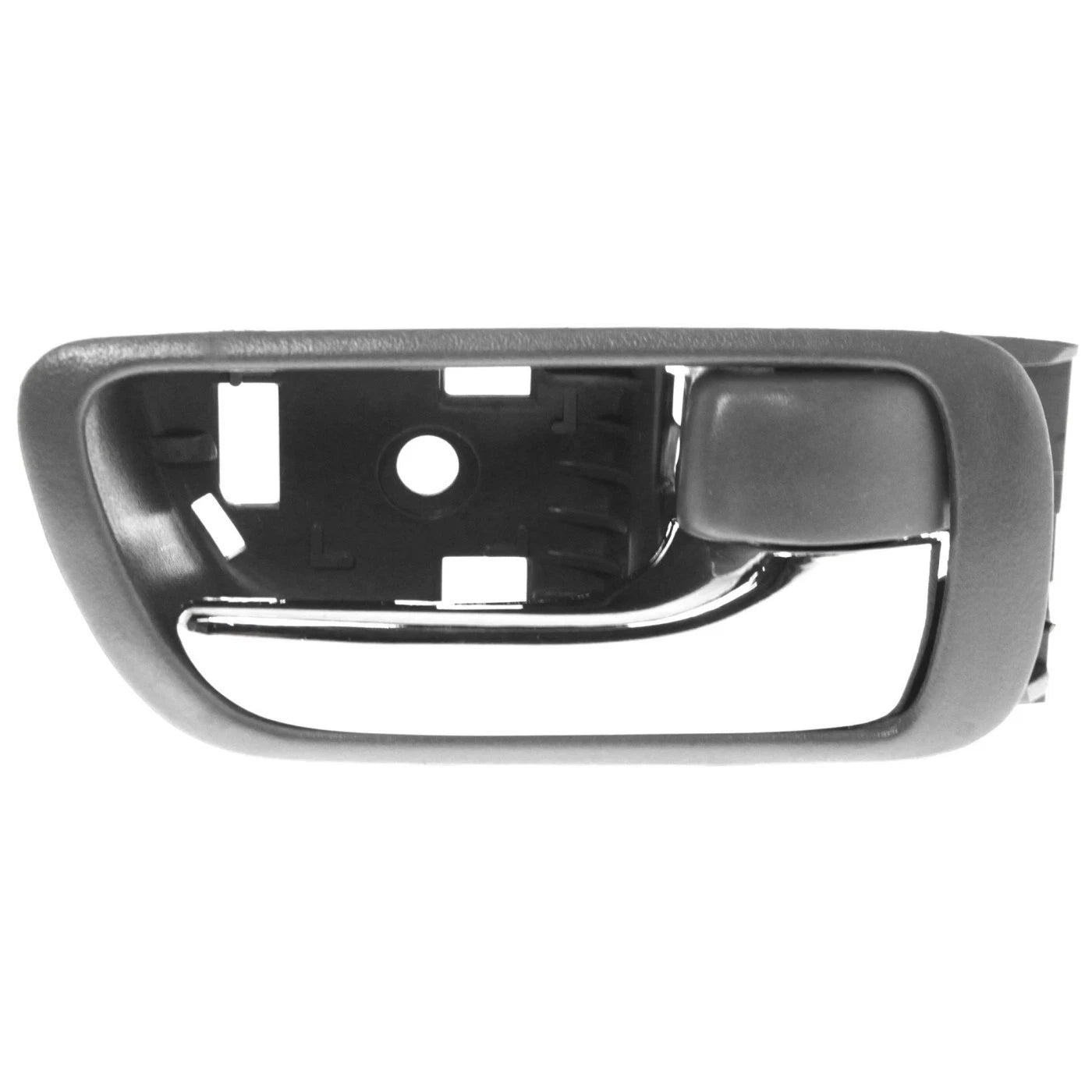 Door Handle Inside Gray Chrome Left & Right Pair Set for 02-06 Toyota Camry