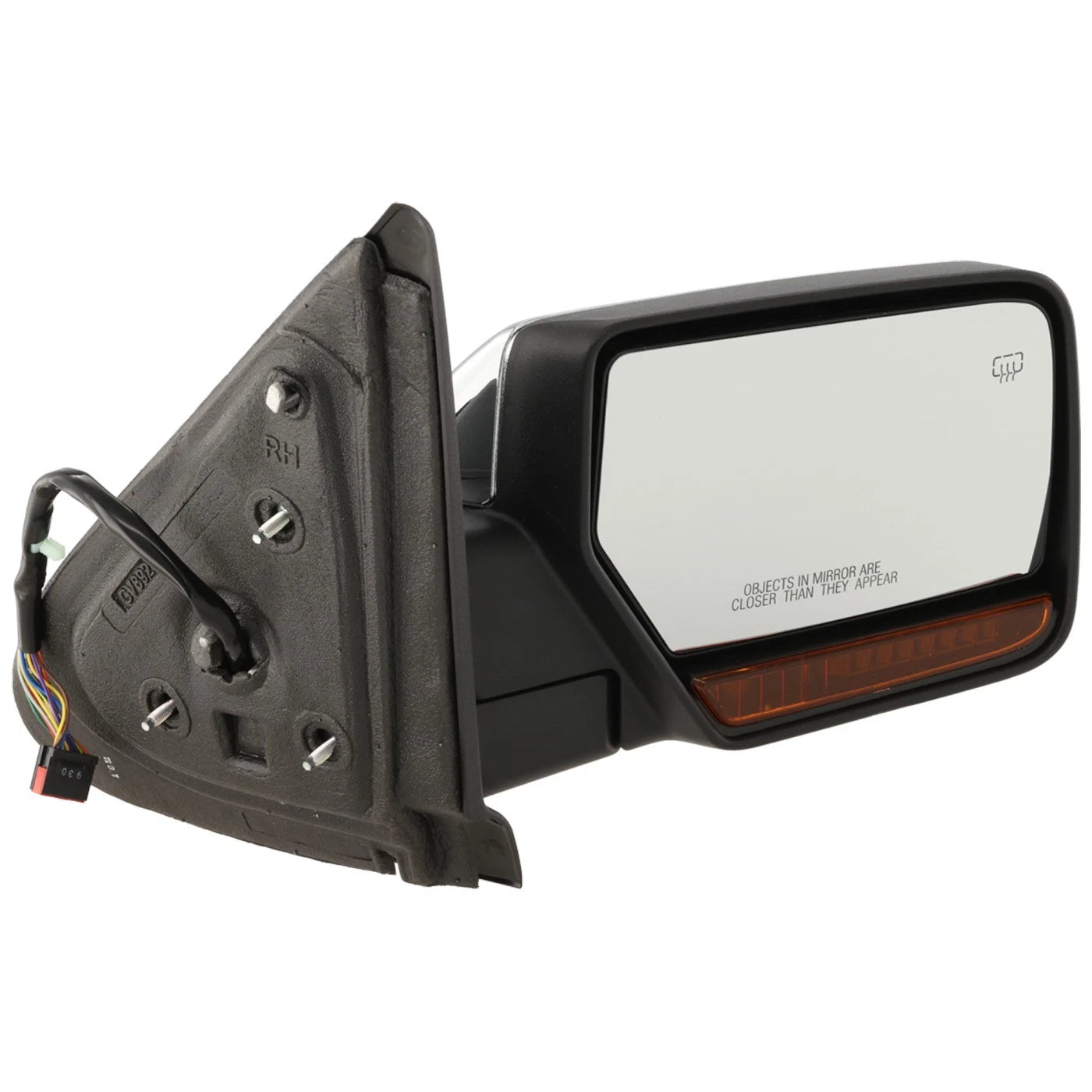 Mirror For 2007-2008 Ford Expedition Lincoln Navigator Right Heated Chrome
