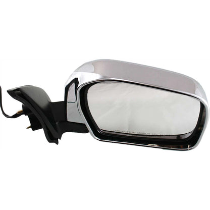 Power Mirror Set For 2001-2004 Toyota Tacoma Manual Folding Chrome
