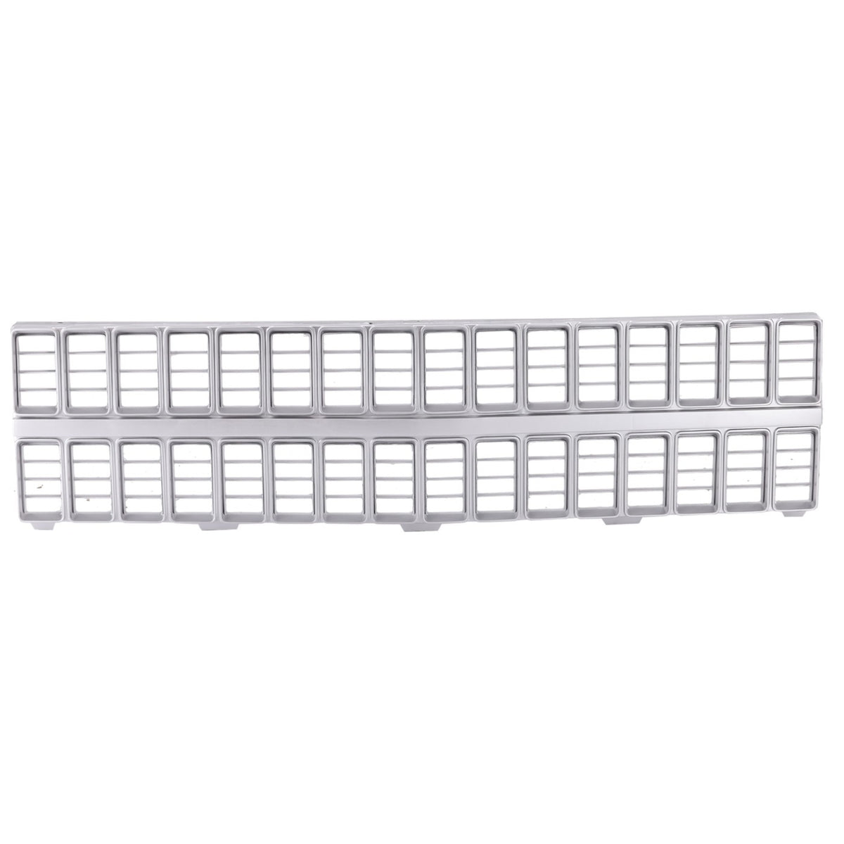 Grille For 1981-1982 Chevrolet C10/C20/C30 Pickup K5 Blazer Silver Plastic