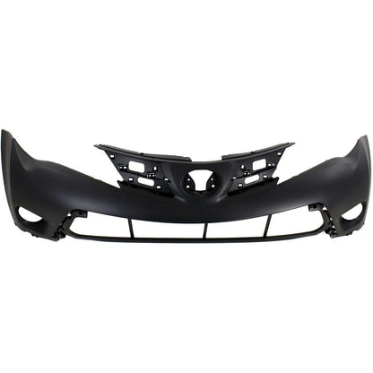 Front Upper Bumper Cover For 2013-2015 Toyota RAV4 USA Built Primed Plastic