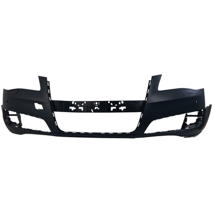 Front Bumper Cover For 2011-2014 Audi A8 Quattro with fog lamp holes Primed