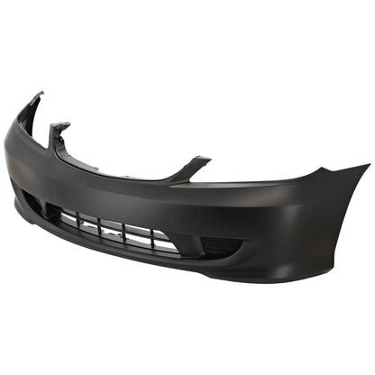 Bumper Cover For 2004-2005 Honda Civic Coupe Sedan Primed Front HO1000216