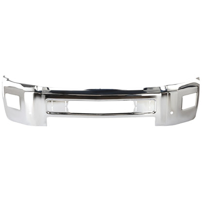 1-Piece Front Bumper For Chevrolet Silverado 2500 HD 15-19 w/ Fog Lamps