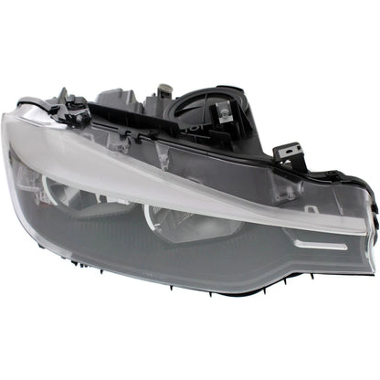 Driver and Passenger Side Headlight For BMW 328i 2012-2015 Halogen with Bulb(s)