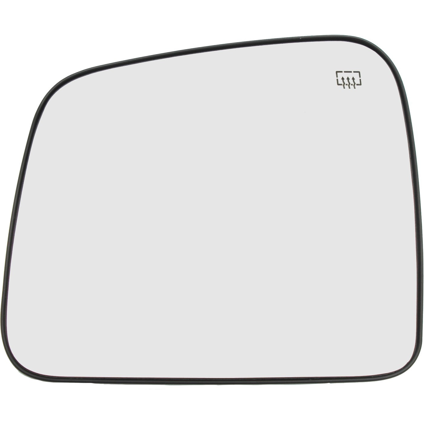 Mirror Glass For 2011-2022 Jeep Grand Cherokee Heated Flat Left - backing plate