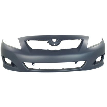 Bumper Cover Kit For 2009-2010 Toyota Corolla With Fog Light Holes Front