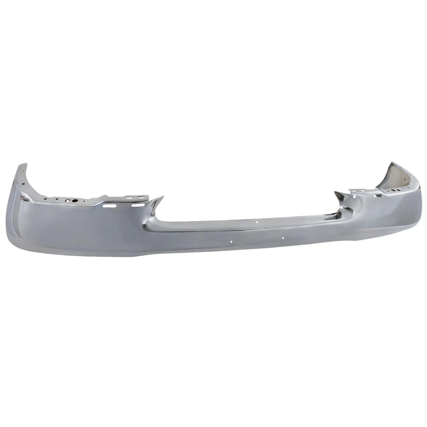 1-Piece Front Bumper For Ford Ranger 1998-2000 Styleside Chrome