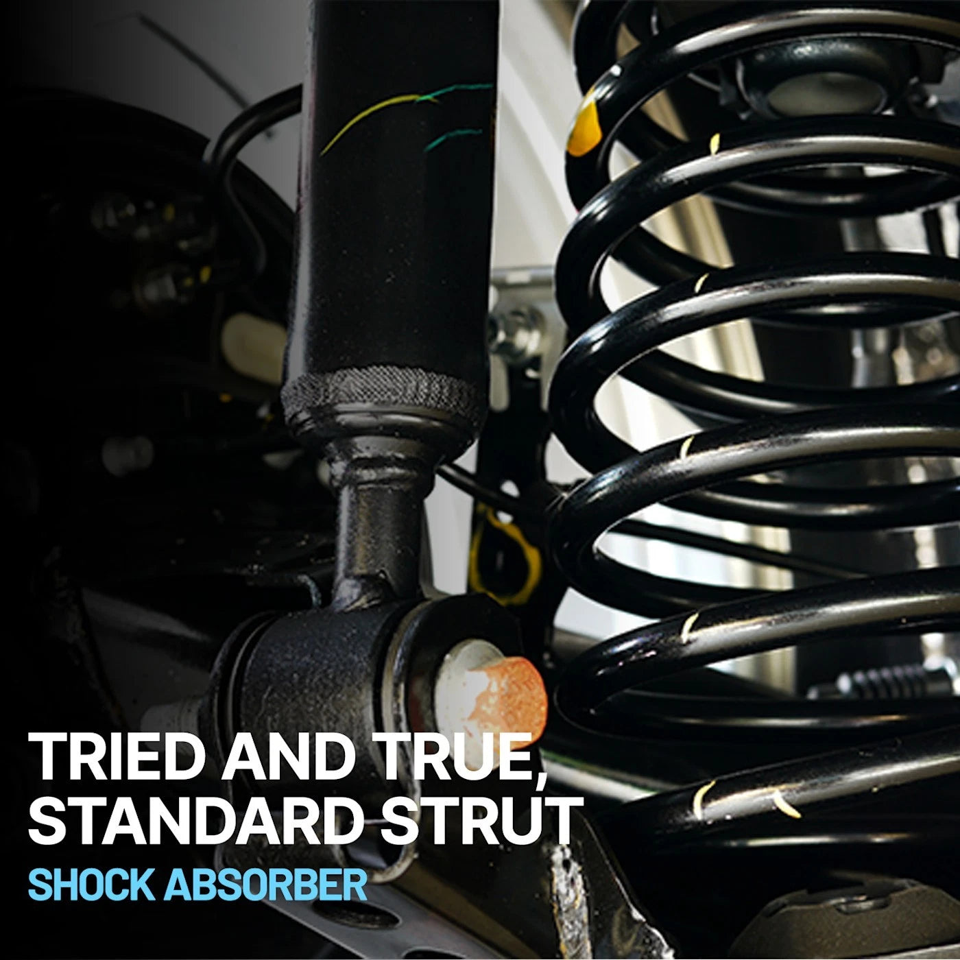 Shock Absorber and Strut Set For 2007-13 Suzuki SX4 Front Gas Charged Twin-tube