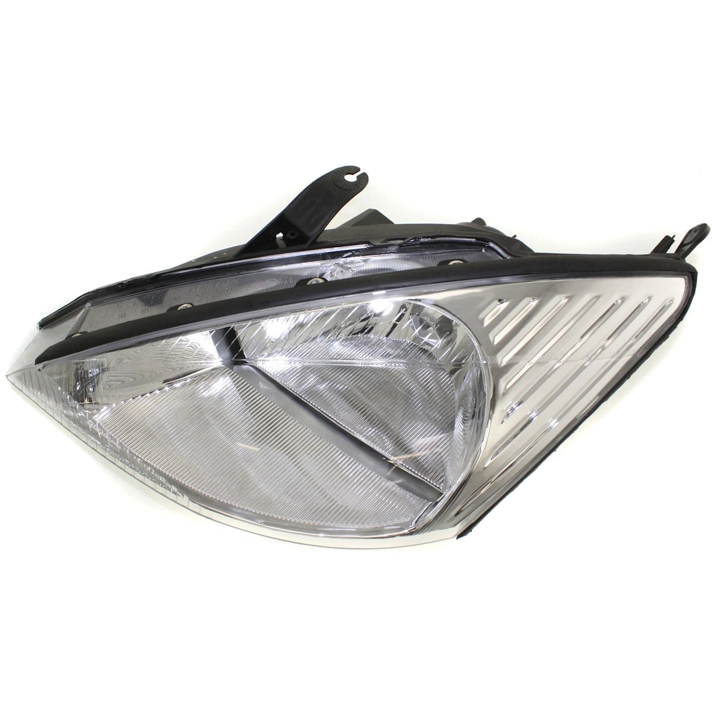 Driver and Passenger Side Headlights For Ford Focus 2000-2002 Halogen w/ Bulb/s