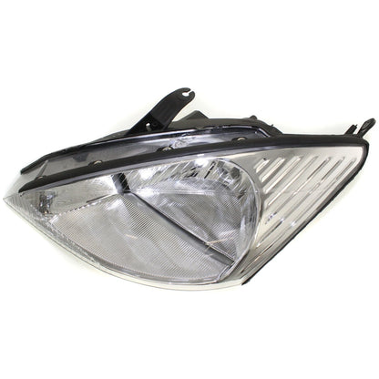 Driver and Passenger Side Headlights For Ford Focus 2000-2002 Halogen w/ Bulb/s