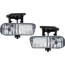 Set Of 2 Clear Lens Fog Light For 1999-2002 GMC Sierra 1500 Left And Right