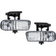 Set Of 2 Clear Lens Fog Light For 1999-2002 GMC Sierra 1500 Left And Right