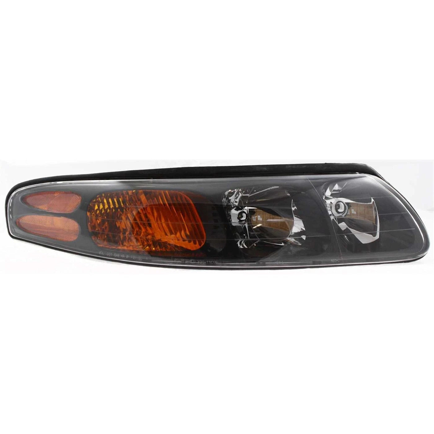 Headlight Assembly Set For 2000-2004 Pontiac Bonneville Left and Right With Bulb