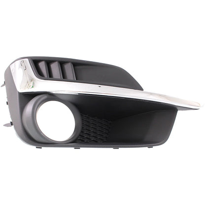 Fog Light Trim Set For 2015-2016 Subaru Impreza Left & Right Primed Plastic 2Pc