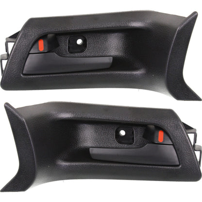 Front Interior Door Handle Set For 2008-2009 Pontiac G8 11-13 Chevy Caprice Blck