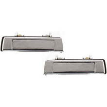 Exterior Door Handle For 87-93 Mazda B2600 B2200 Set of 2 Front Chrome Plastic