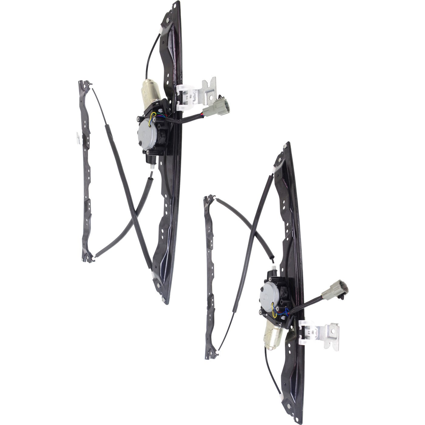 Front Window Regulator Set For 2005-2015 Nissan Armada with Motor