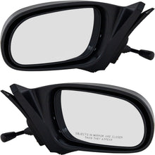 Manual Remote Mirror Set Of 2 For 1996-2000 Honda Civic Coupe Hatchback