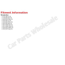 Set of 6 Spark Plug Wires For Mercedes 190 Mercedes-Benz 190E 260E 300CE 300E