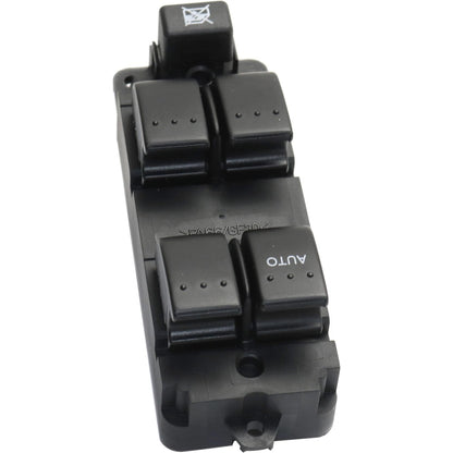 Window Switch For 2004-2009 Mazda 3 Front Left5-Button 1 Female Connector Black