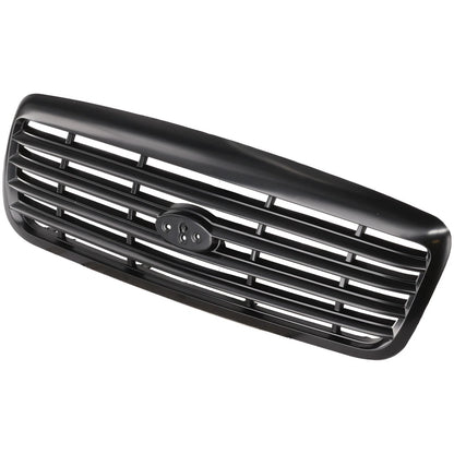 Grille For 1998-2011 Ford Crown Victoria Painted Black Shell & Insert Police Pkg
