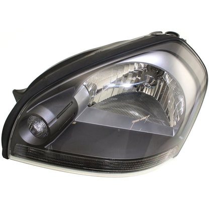 Left and Right Headlights For Hyundai Tucson 2005-2009 Halogen w/ Bulbs w/ Clear