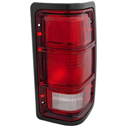 Tail Light for 88-96 Dodge Dakota Passenger Side w/ Black Trim