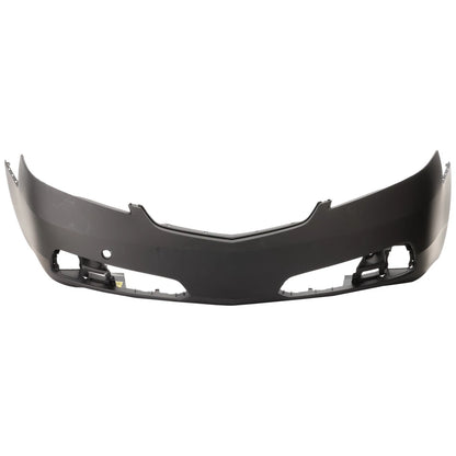 Front Bumper Cover For 12-14 Acura TL Primed CAPA with Fog Lamp Holes AC1000178