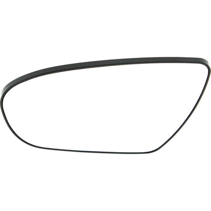Mirror Glass For 2011-2016 Kia Optima Left Heated Flat Glass with Backing Plate