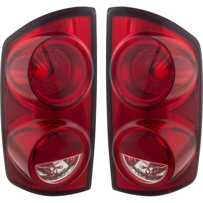Tail Light Lamp Set For 2007-2008 Ram 1500 2007-2009 Ram 2500 Left and Right