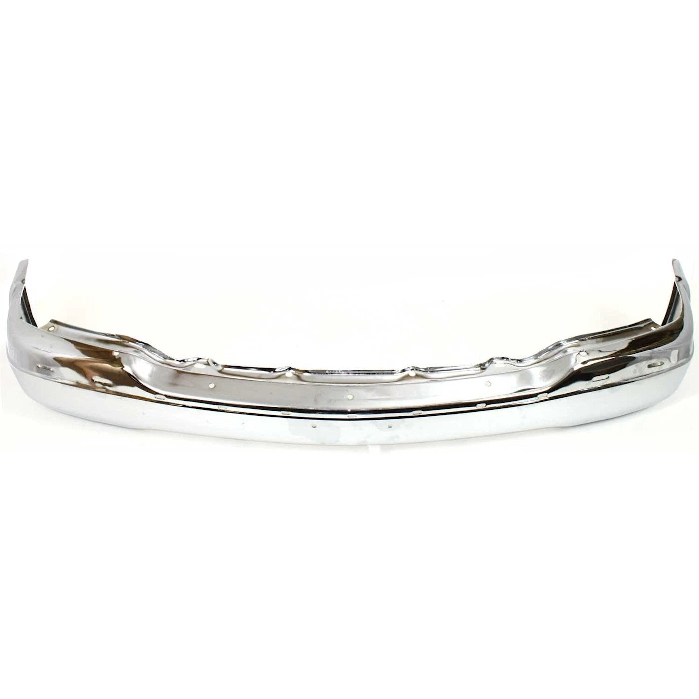 1-Piece Front Bumper For GMC Sierra 1500 1999-2002 Chrome Replaces# 15758072-PFM