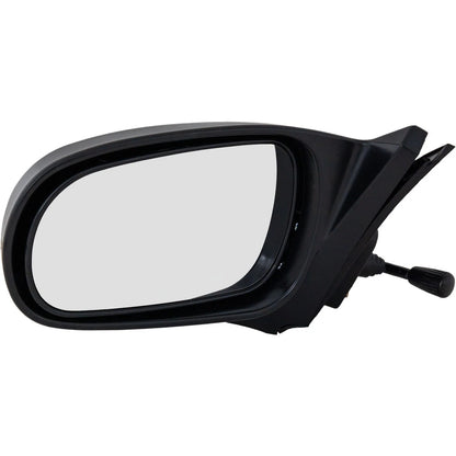 Manual Remote Mirror Set Of 2 For 1996-2000 Honda Civic Coupe Hatchback
