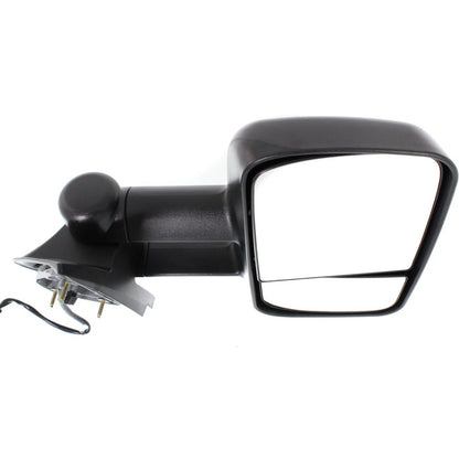 Tow Towing Mirror Power Heated Textured Black Pair Set of 2 For GM Pickup SUV