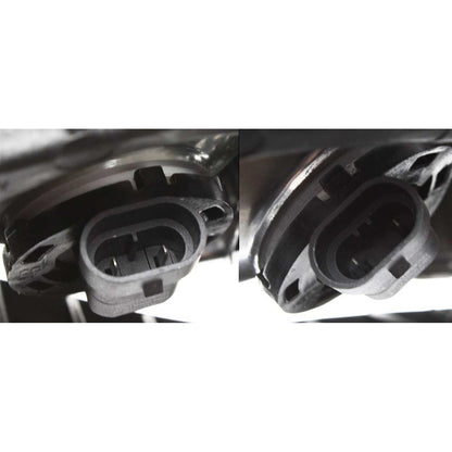Left and Right Headlights For Geo Prizm 1993-1997 Halogen with Bulb(s) Base LSi