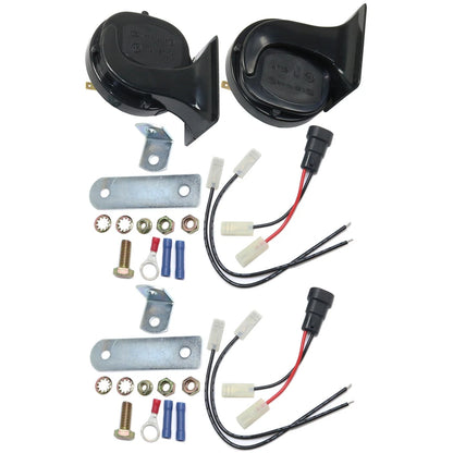 Horns Set of 2  Driver & Passenger Side for Chevy Olds Yukon Suburban XLR Pair