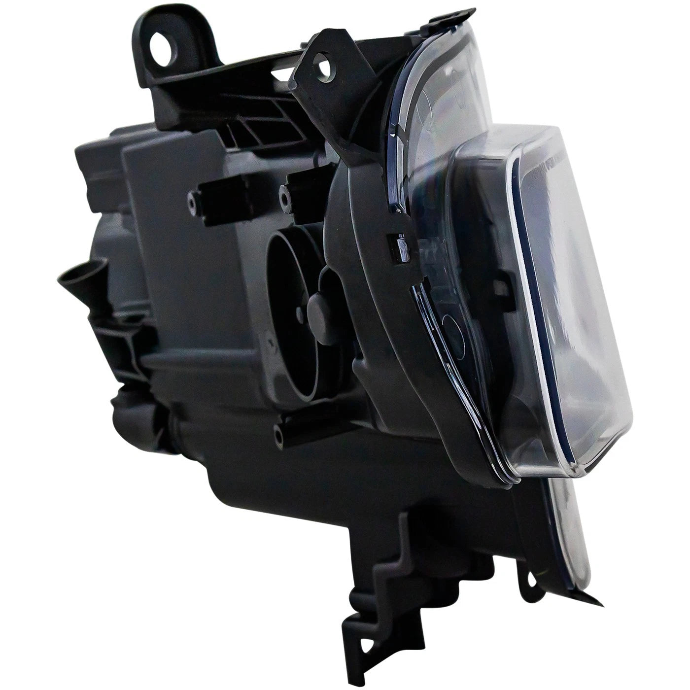 Driver Side Headlight For Jeep Cherokee 2014-2018 Halogen with Bulb(s) Black