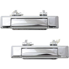 Door Handle Set For 1984-1988 Toyota Pickup Front Chrome Plastic 2-Pcs