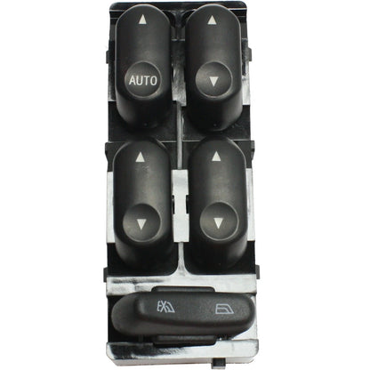 Window Switch For 2002-04 Ford F-250 Super Duty Front Left Black 4-Door 5 Button