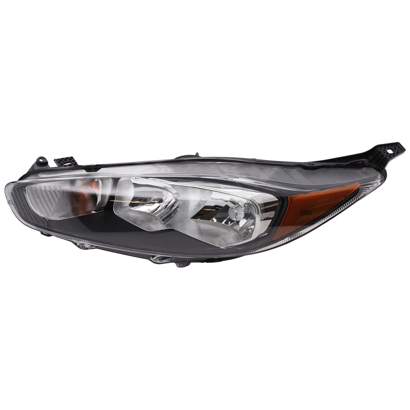 Driver and Passenger Headlights For Ford Fiesta 2014-2019 Halogen w/ Bulb/s CAPA