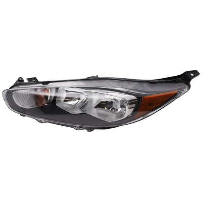 Driver and Passenger Headlights For Ford Fiesta 2014-2019 Halogen w/ Bulb/s CAPA